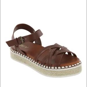 MIA Virginia platform sandal espadrille